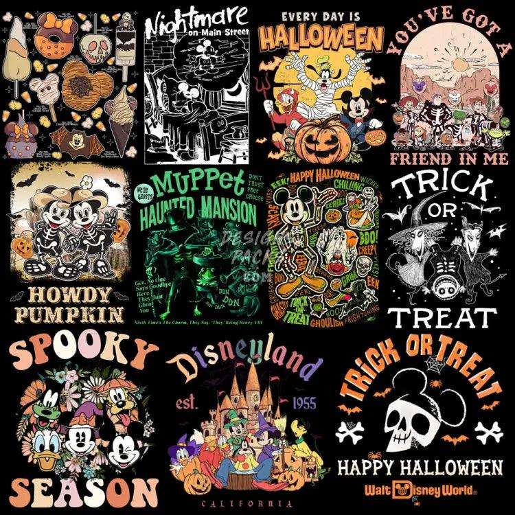 32 Halloween Cartoon Mix Designs Bundle Png
