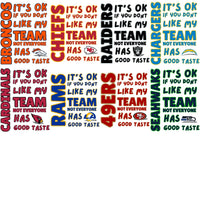 Load image into Gallery viewer, 32 Has Good Taste Football Teams Designs Bundle PNG
