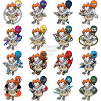 Load image into Gallery viewer, 32 Horror Movie Football Designs Bundle Png
