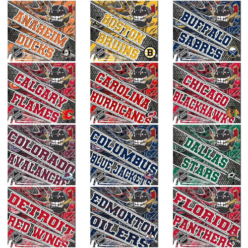 32 Ice Hockey Teams Angry Sports Wraps Tumbler Wrap Bundle JPG