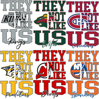 Load image into Gallery viewer, 32 Ice Hockey Teams Logos They Not Like Us Designs Bundle PNG SVG
