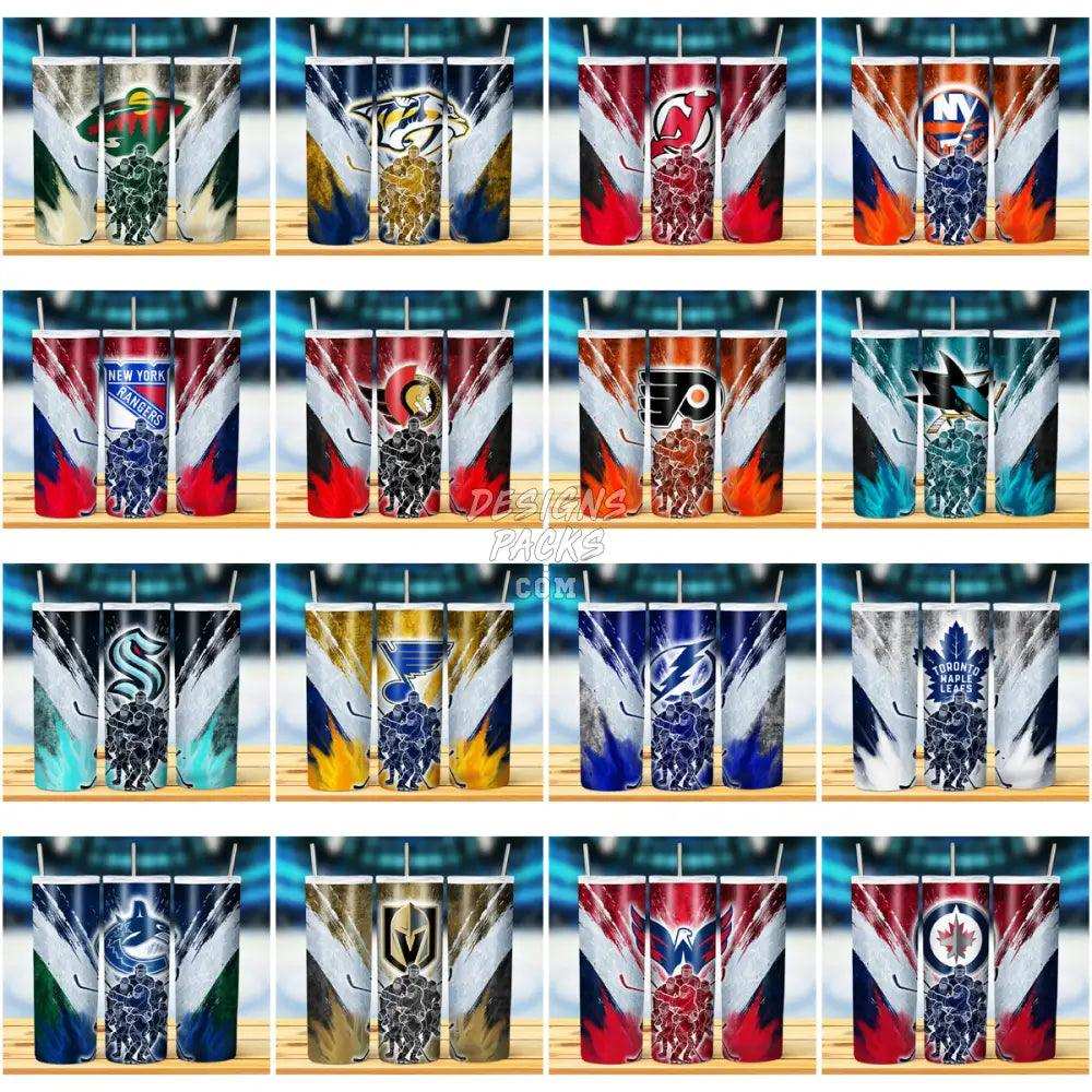32 Ice Hockey Tumbler Wrap Bundle Jpg