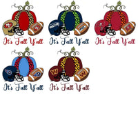 Load image into Gallery viewer, 32 It's Fall Y'all Football Teams Autumn Pumpkin Designs Bundle PNG

