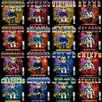 Load image into Gallery viewer, 32 Jason Voorhees Football Teams Designs Bundle PNG
