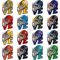 Load image into Gallery viewer, 32 LOVE Football Designs Bundle PNG
