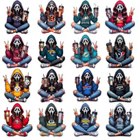 Load image into Gallery viewer, 32 Movie Ghost Girl Football Designs Bundle PNG
