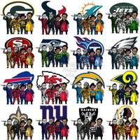 Load image into Gallery viewer, 32 Slasher Horror Football Designs Bundle Png
