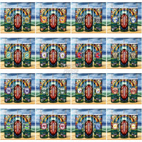 Load image into Gallery viewer, 32 Stained Glass Football Tumbler Wrap Bundle Jpg
