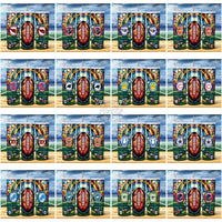 Load image into Gallery viewer, 32 Stained Glass Football Tumbler Wrap Bundle Jpg
