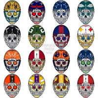 Load image into Gallery viewer, 32 SUGAR SKULL Football Designs Bundle PNG
