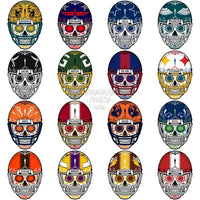 Load image into Gallery viewer, 32 Sugar Skull Football Designs Bundle Png
