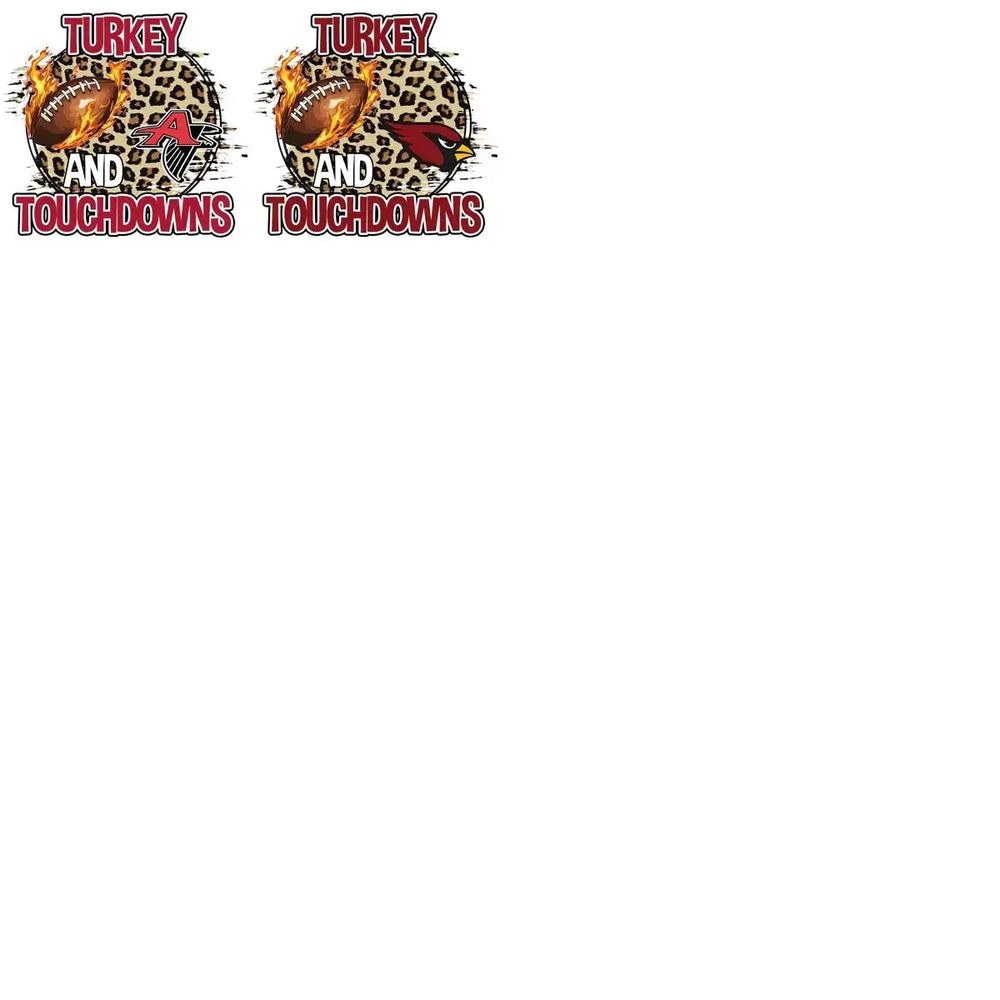 32 Thanksgiving Turkey Season Football Teams Designs Bundle PNG
