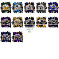 Load image into Gallery viewer, 32 Who Ya With Football Teams Designs Bundle Png
