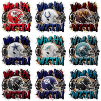 Load image into Gallery viewer, 32 Who Ya With Football Teams Designs Bundle Png
