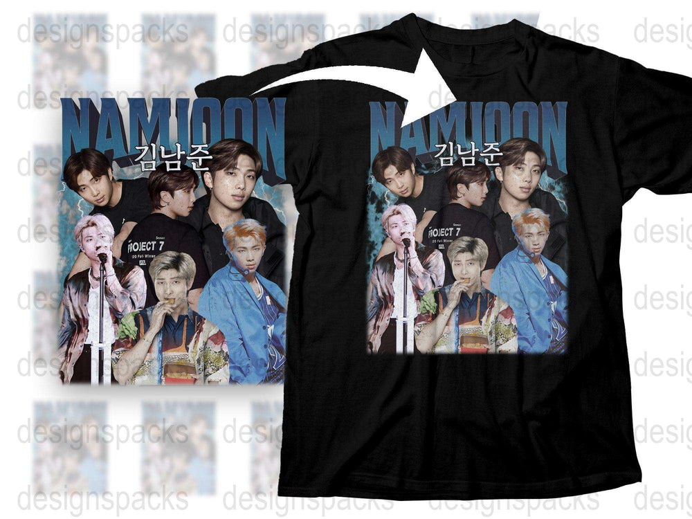 K-Pop Band Graphic T-Shirt, Music Fan Tee, Pop Culture Apparel, Trendy Boys Group T-Shirt, Youth Fashion Merchandise