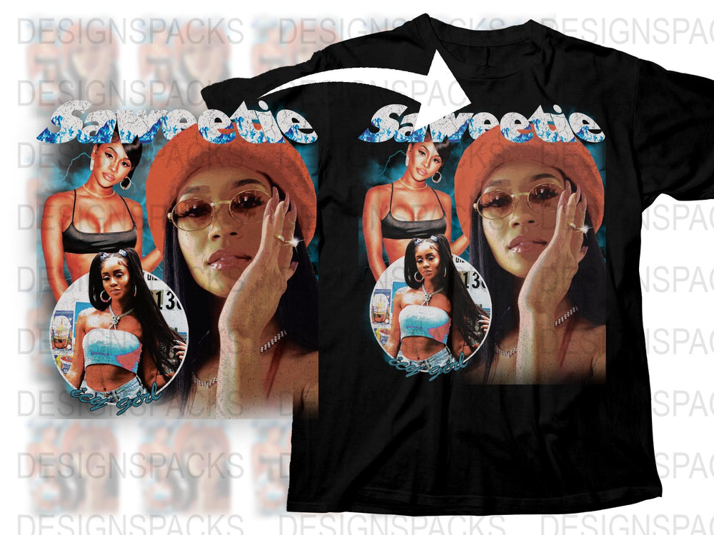 Women's Graphic T-Shirt, Colorful Hip Hop Style, Urban Fashion Tee, Casual Streetwear Top, Trendy Apparel with Bold Print
