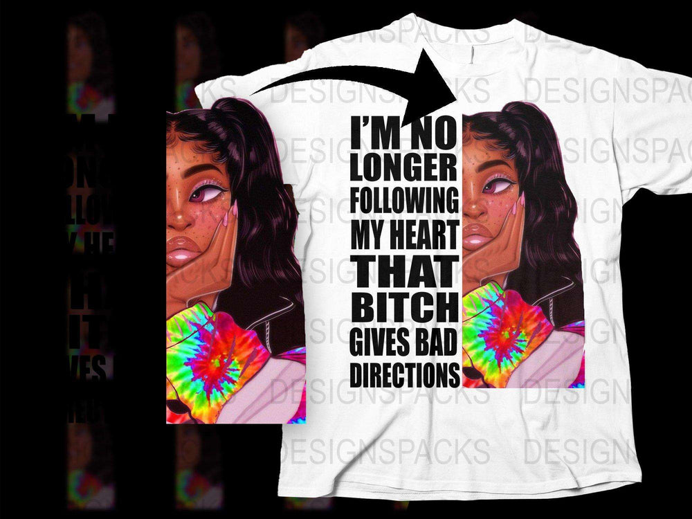 Graphic Tee with Woman Art, Colorful Modern Shirt, Unique Street Style Wear, Eye-Catching Urban Fashion Top