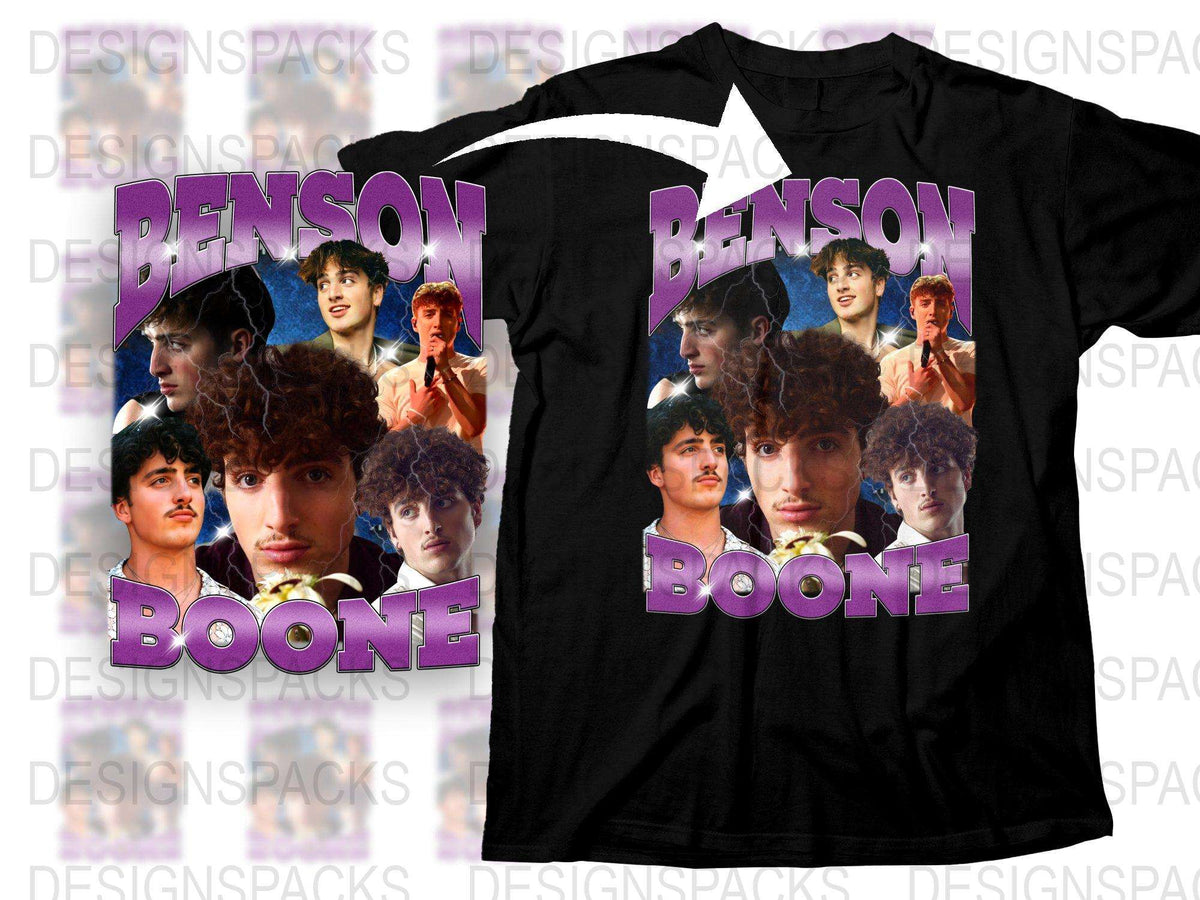 Benson Boone Graphic T-Shirt, Pop Music Fan Merch, Vintage Style Tee, Unisex Fashion, Gift Idea