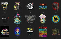 Load image into Gallery viewer, 33 Cartoon Designs Bundle PNG designspacks
