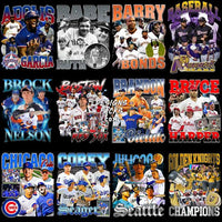Load image into Gallery viewer, 33 Baseball And Ice Hockey Bootleg Designs Bundle Png
