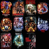 Load image into Gallery viewer, 33 Halloween Horror Halftone Designs Bundle PNG
