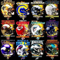 Load image into Gallery viewer, 33 Football Helmets V2 Designs Bundle PNG
