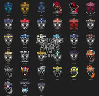 Load image into Gallery viewer, 33 Football Helmets V3 Designs Bundle PNG
