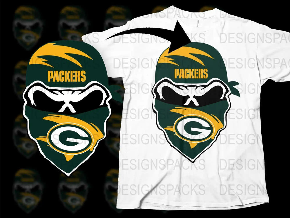 Green Bay Packers Inspired T-Shirt, Football Fan Graphic Tee, Sports Team Apparel, Casual Wear