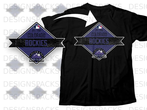 Colorado Rockies Established 1993 Graphic Tee