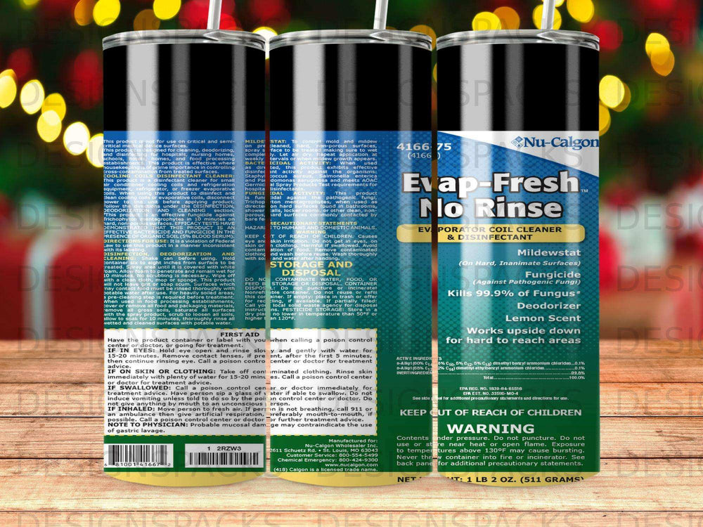 Nu-Calgon Evap-Fresh No Rinse Evaporator Coil Cleaner Disinfectant, 1 lb 2 oz