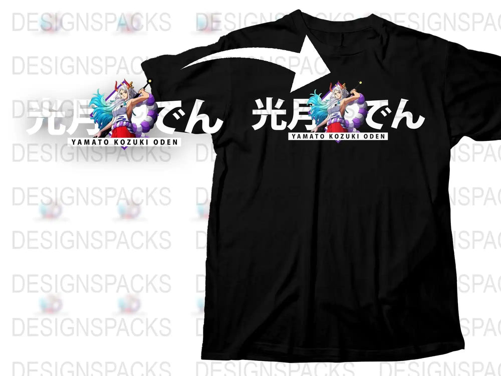 Japanese Yamato Kozuki Oden Anime T-Shirt, Colorful Graphic Tee, Unisex Manga Shirt, Casual Cosplay Apparel, Gift for Anime Fans