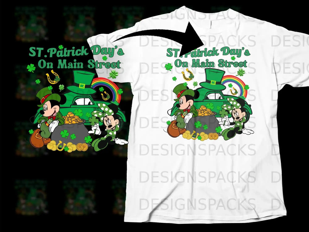 ST.Patrick Day's On Main Street Mickey Pot Gold product type