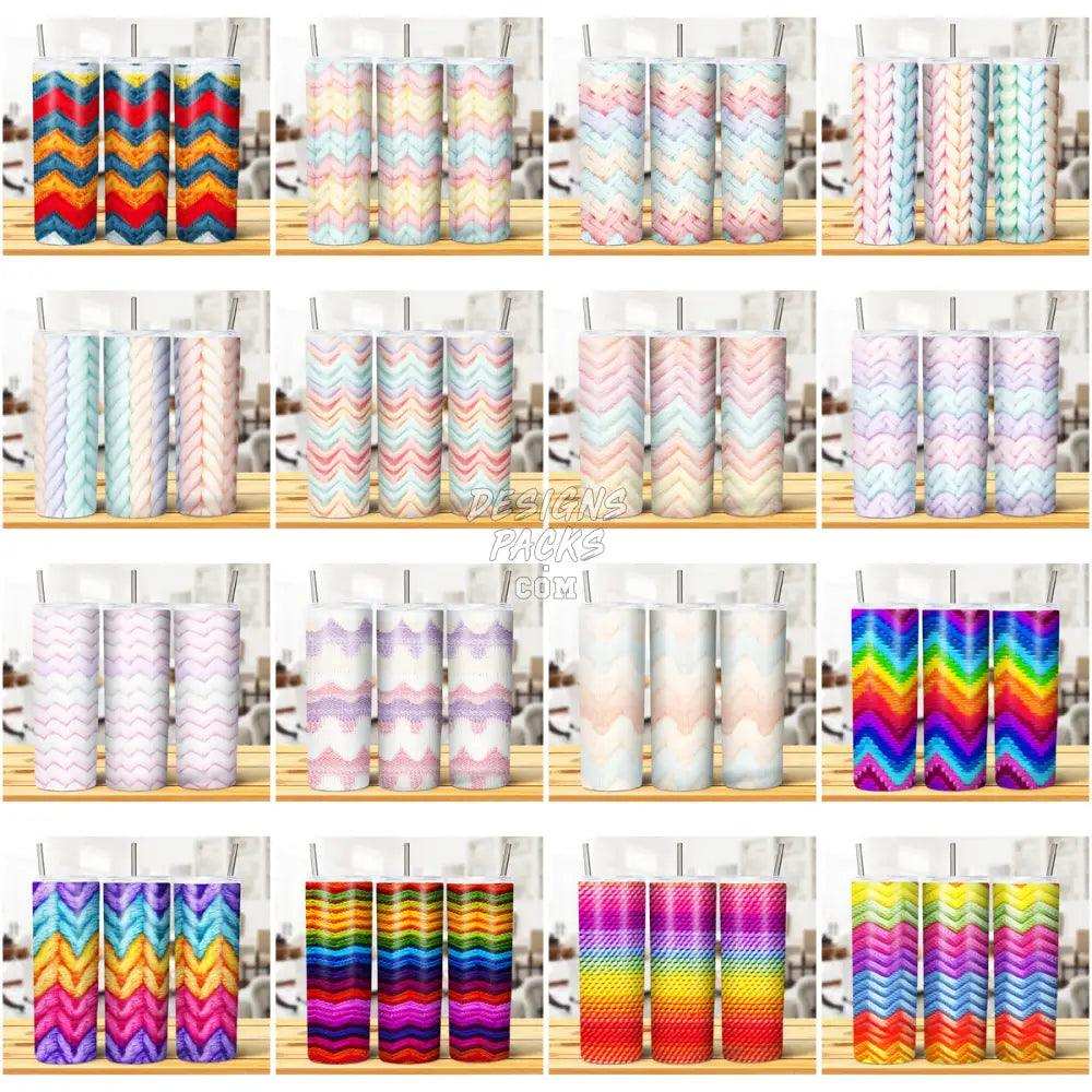 34 Knit Pattern Tumbler Wrap Bundle Jpg