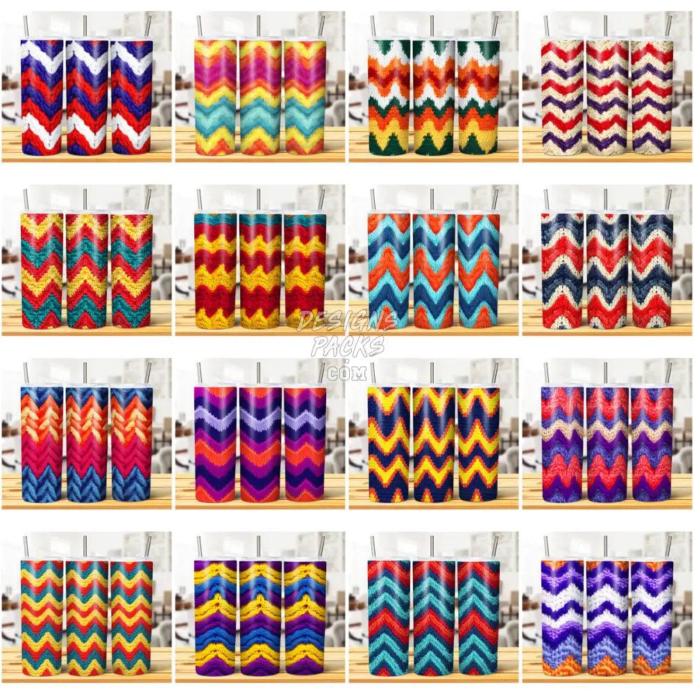 34 Knit Pattern Tumbler Wrap Bundle Jpg