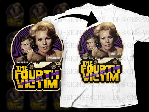Vintage The Fourth Victim Movie T-Shirt, Classic Film Tee, Retro 70s Cinema Fashion, Unisex Graphic Shirt