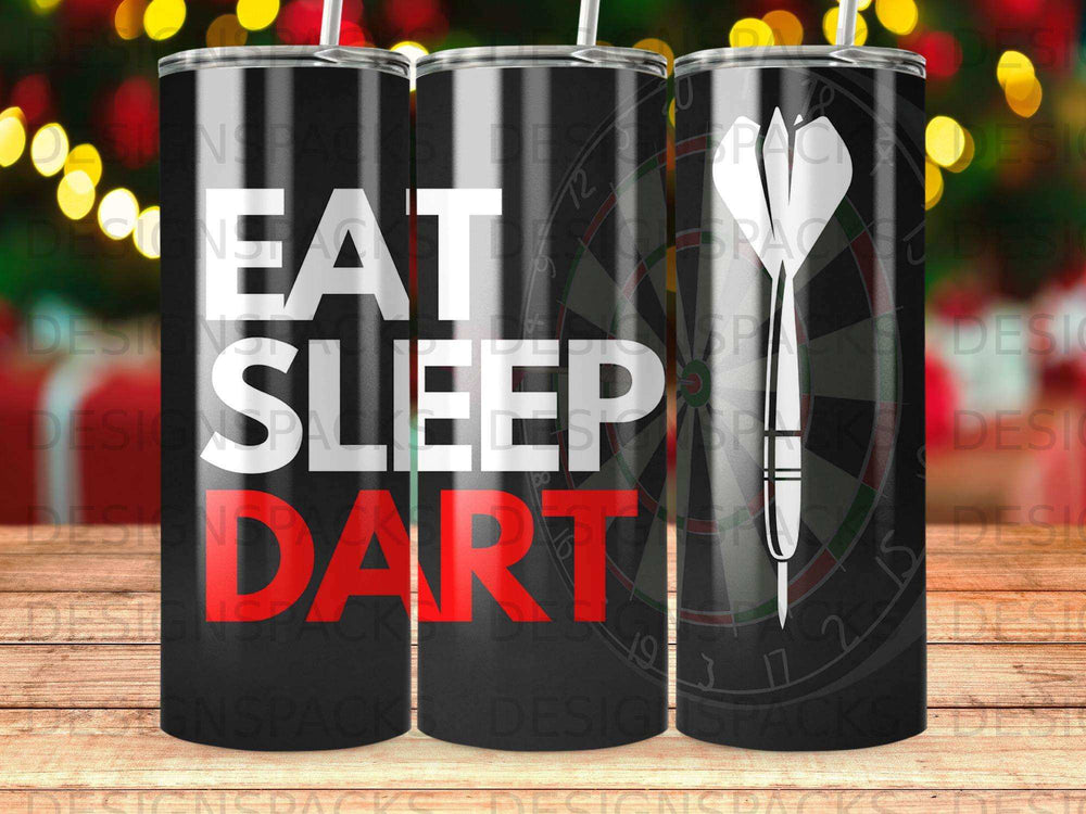 Eat Sleep Dart Game Dartboard Design Tumbler product type