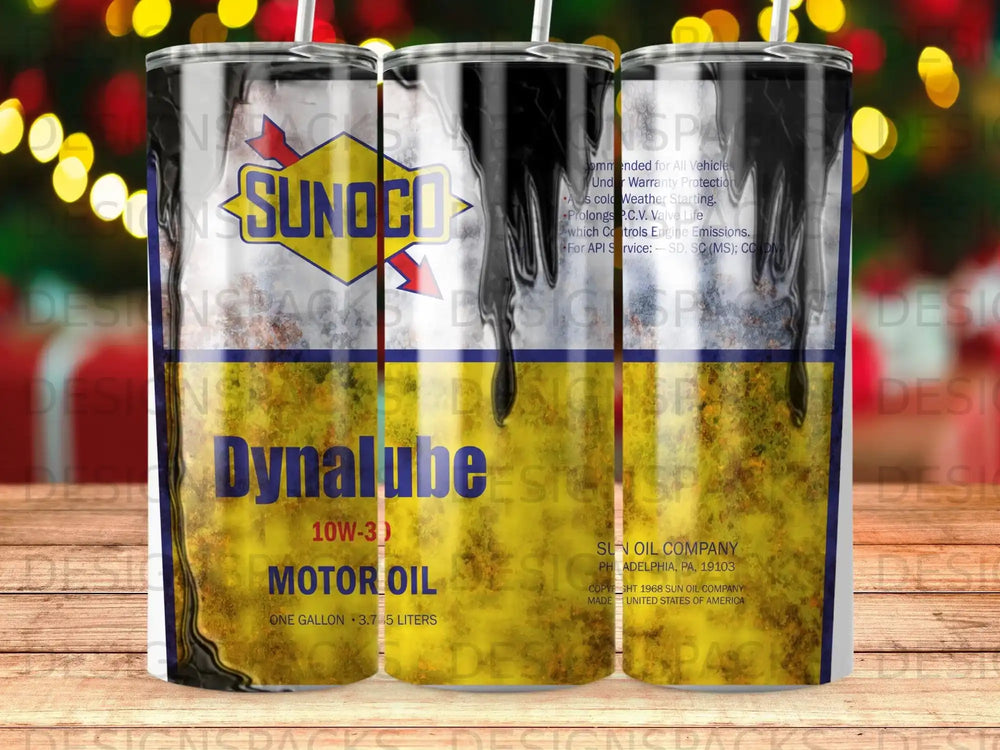 Sunoco Dynalube 10W-30 Motor Oil Vintage Design product type