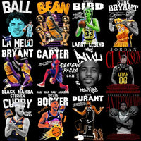 Load image into Gallery viewer, 35 Basketball Players Designs Bundle Png

