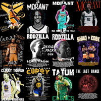 Load image into Gallery viewer, 35 Basketball Players Designs Bundle Png
