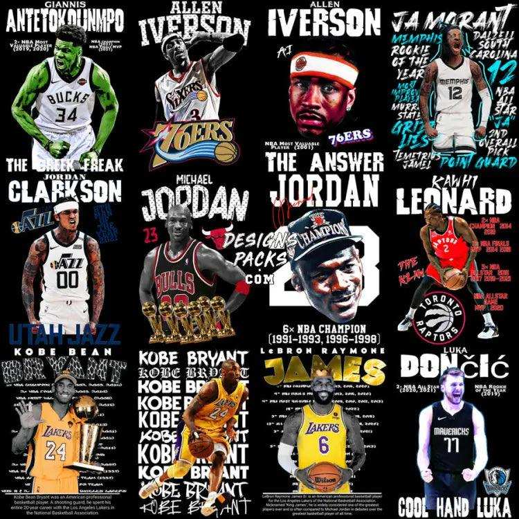 35 Basketball Players Designs Bundle Png