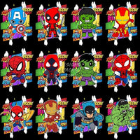 Load image into Gallery viewer, 35 Cartoon Super Heroes Movie Kids Designs Bundle Png

