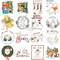Load image into Gallery viewer, 35 Christmas Cartoon Winnie Designs Bundle Png
