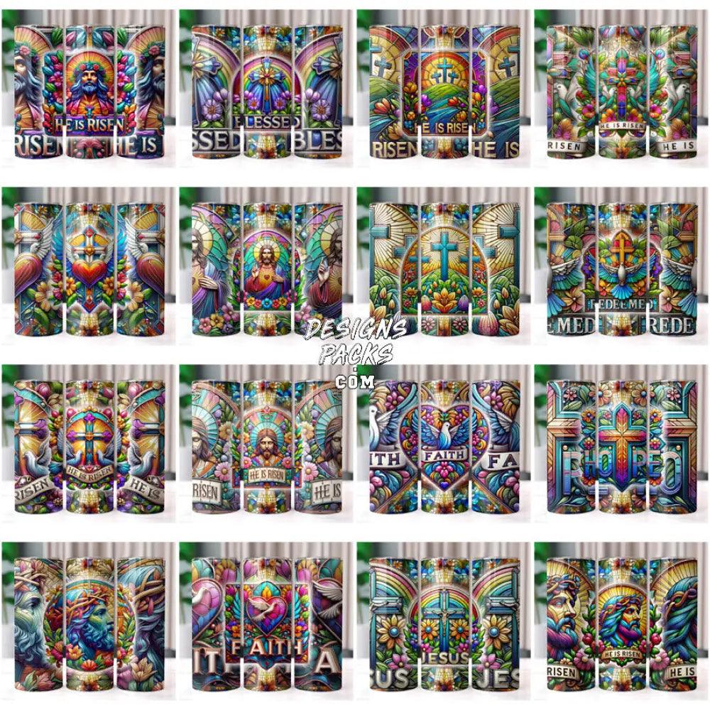 35 Easter Religious Tumbler Wrap Bundle Jpg