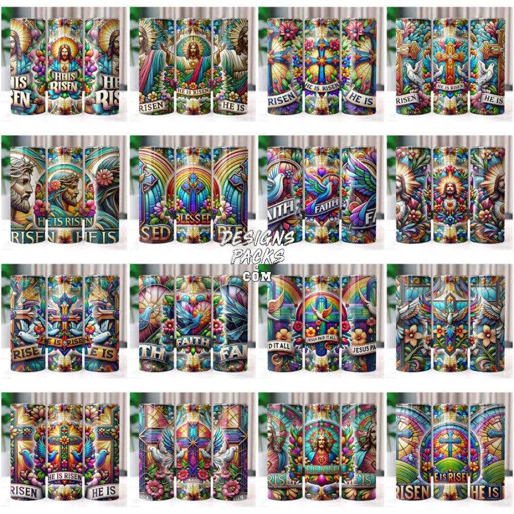 35 Easter Religious Tumbler Wrap Bundle Jpg