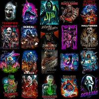 Load image into Gallery viewer, 35 Halloween Horror Halftone Designs Bundle PNG
