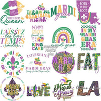 Load image into Gallery viewer, 35 Mixed Mardi Gras Designs Bundle Png
