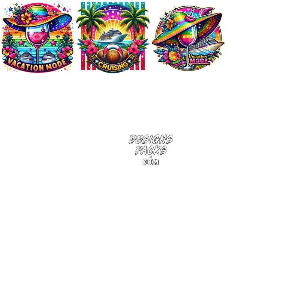 35 Summer Vacation Designs Bundle Png