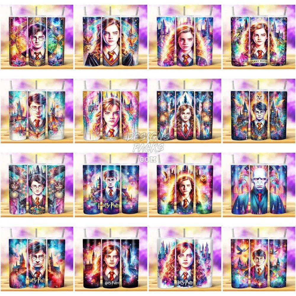 35 Wizard Harry Movie Tumbler Wrap Bundle Jpg