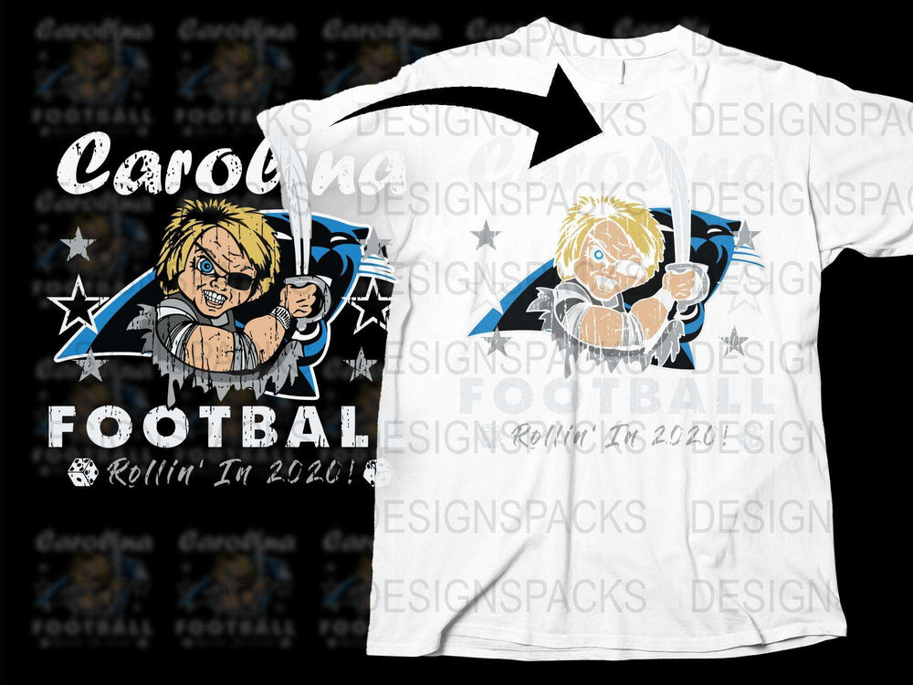 Carol Football T-Shirt, Vintage Rollin' In 2020 Graphic Tee, Sports Fan Gift