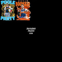 Load image into Gallery viewer, 36 Basketball Bootleg Players Designs Bundle Png
